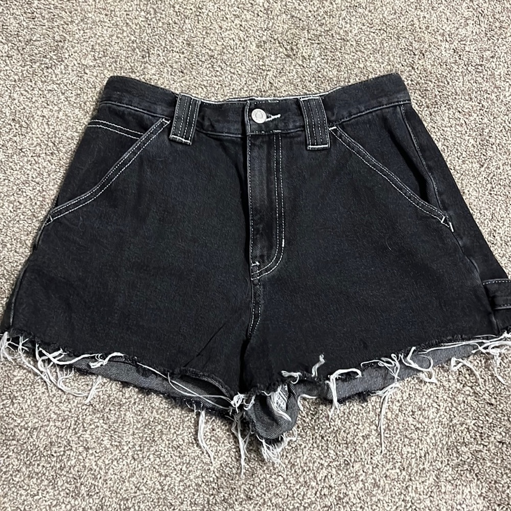 Pacsun black jean shorts